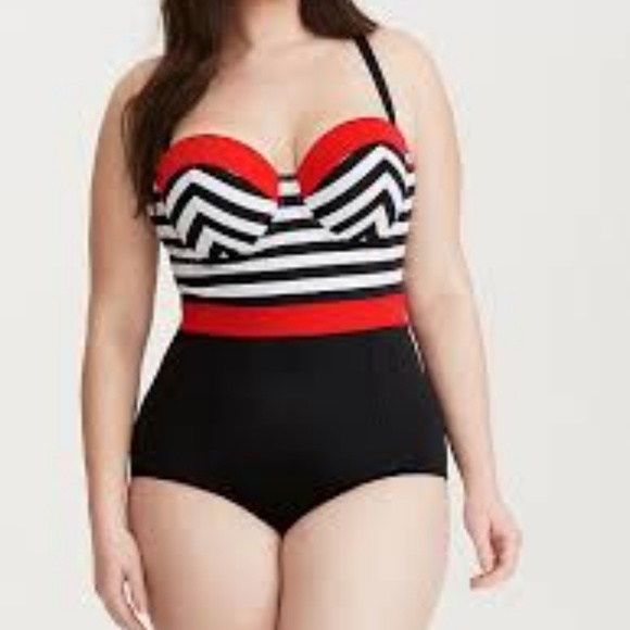 torrid black swimsuit